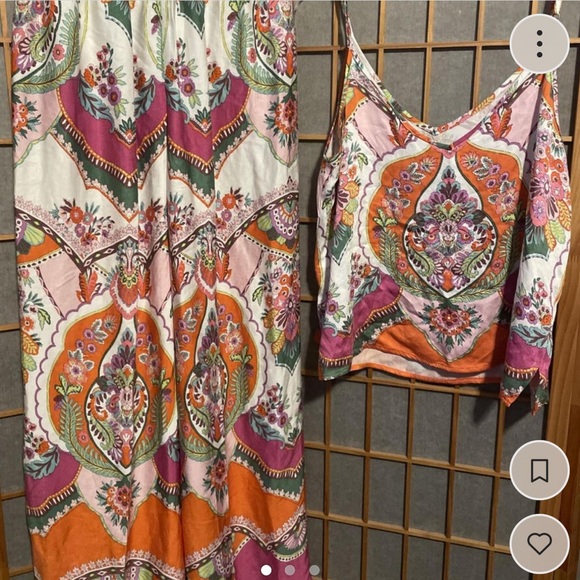 Rachel Zoe Pants - Rachel Zoe XS 2 piece set floral design boho